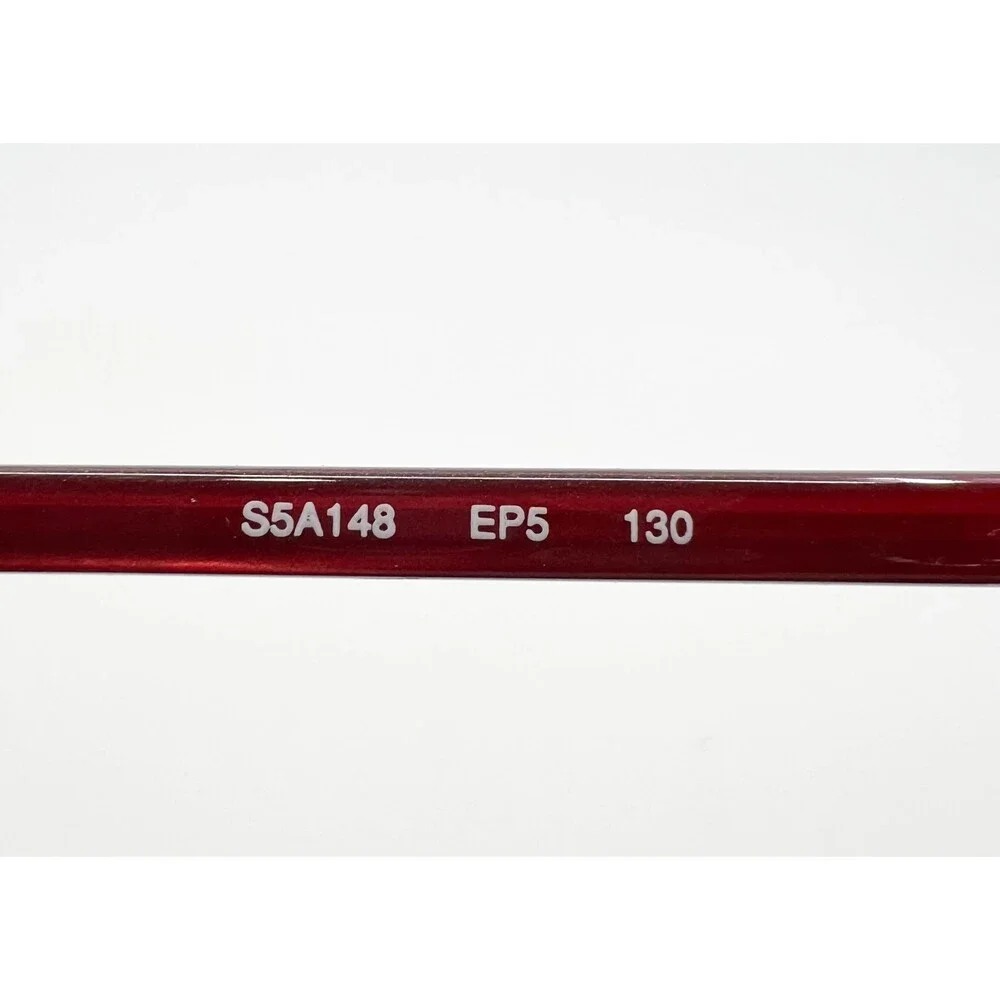 Saks Fith Avenue Eyeglasses Frame S5A148 EP5 48-18-130 Red Full Rim